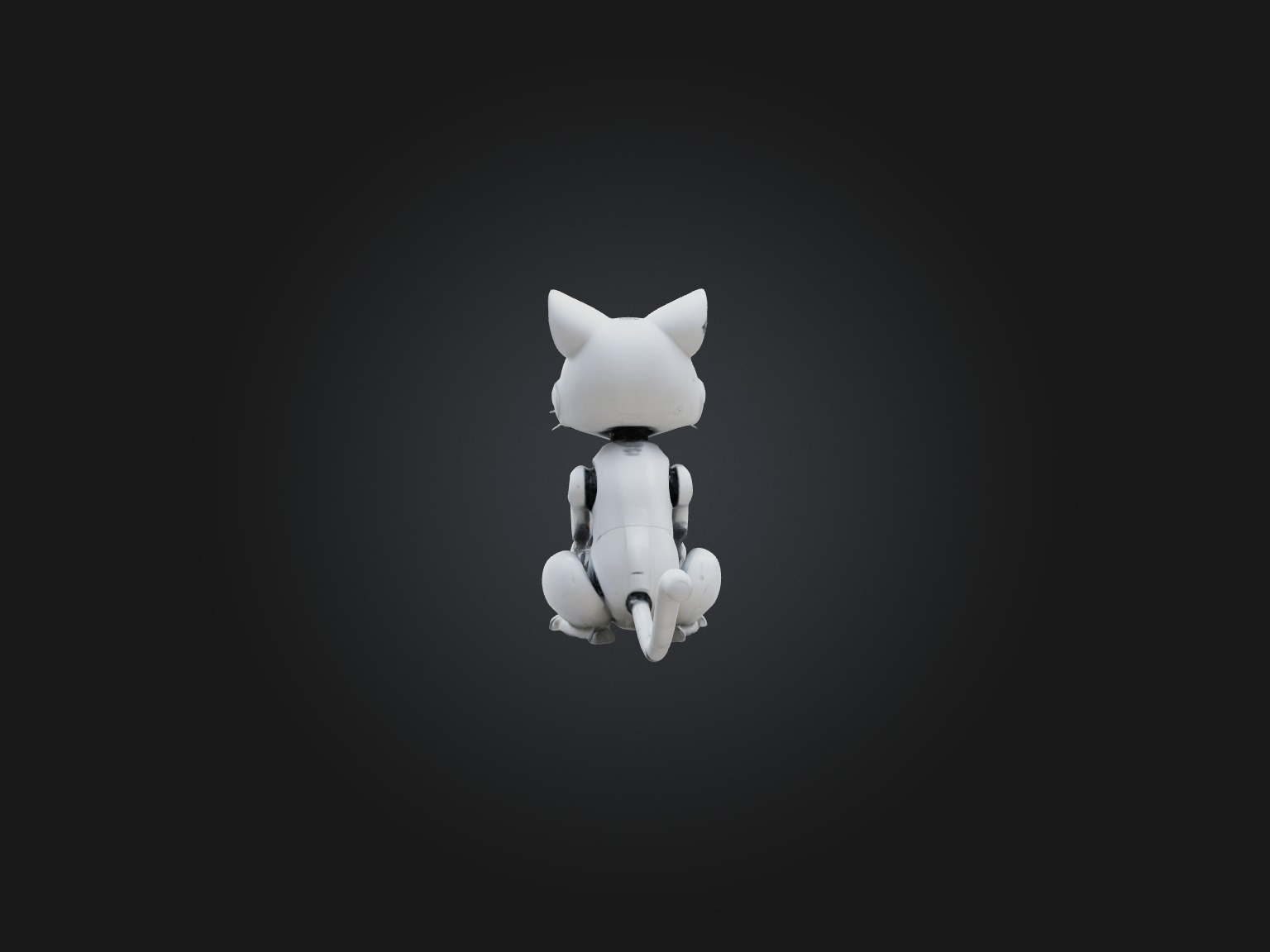 RoboCat Model Low-poly 3D model_2