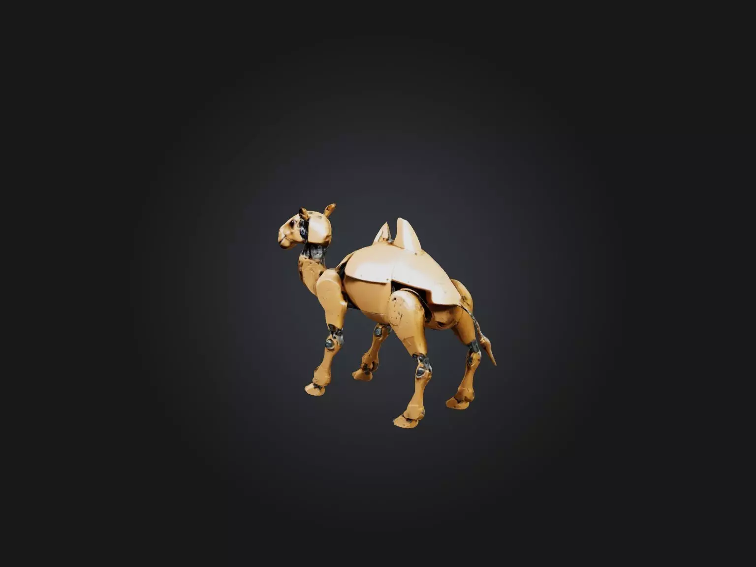 RoboCamel Model Low-poly 3D model_0
