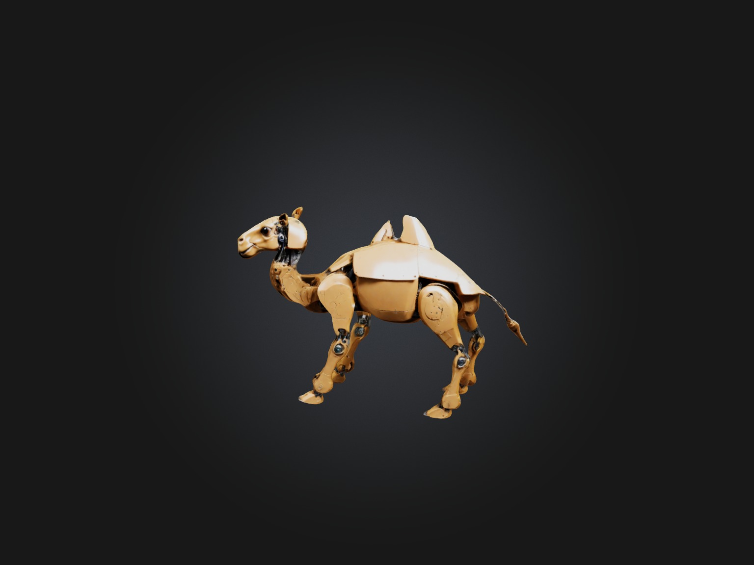 RoboCamel Model Low-poly 3D model_2