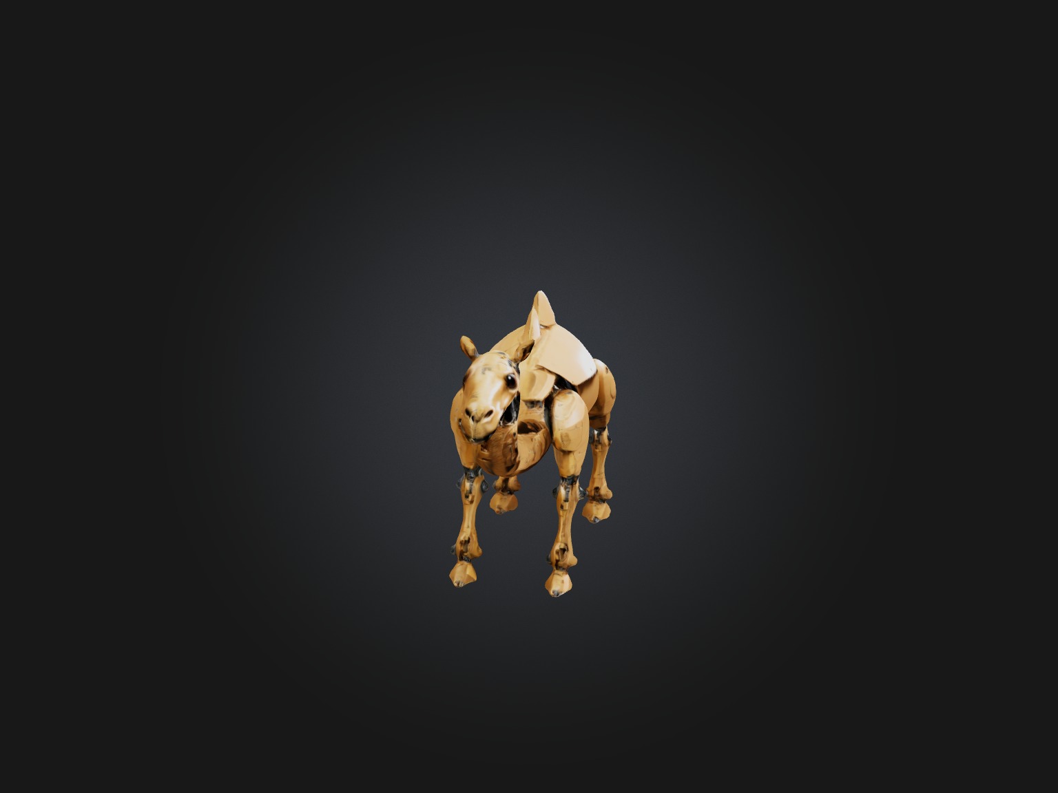 RoboCamel Model Low-poly 3D model_6