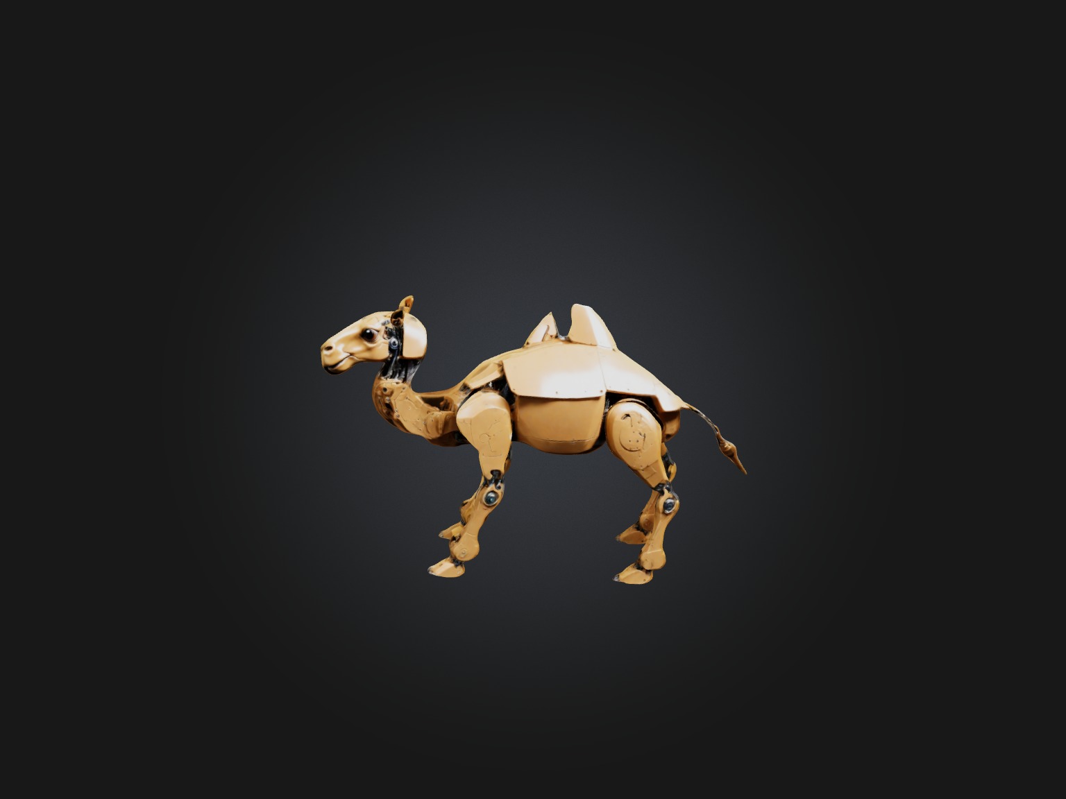 RoboCamel Model Low-poly 3D model_3