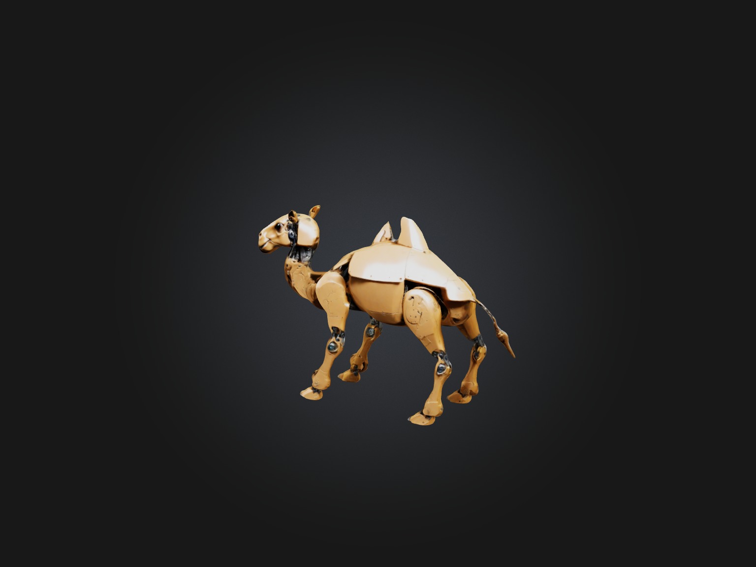 RoboCamel Model Low-poly 3D model_8