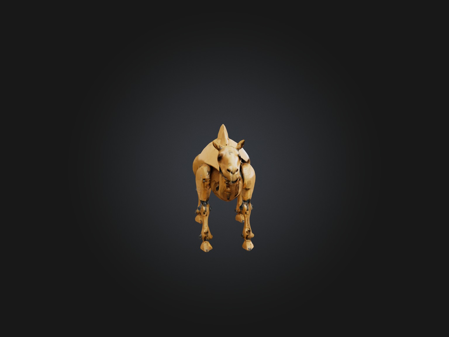 RoboCamel Model Low-poly 3D model_7