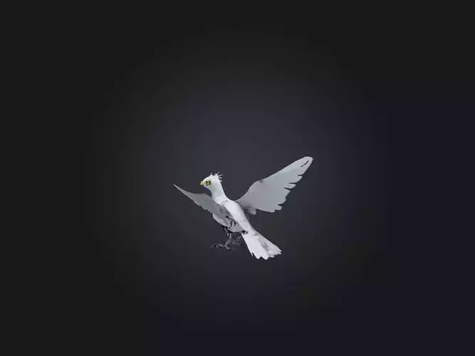 RoboBird Model Low-poly 3D model