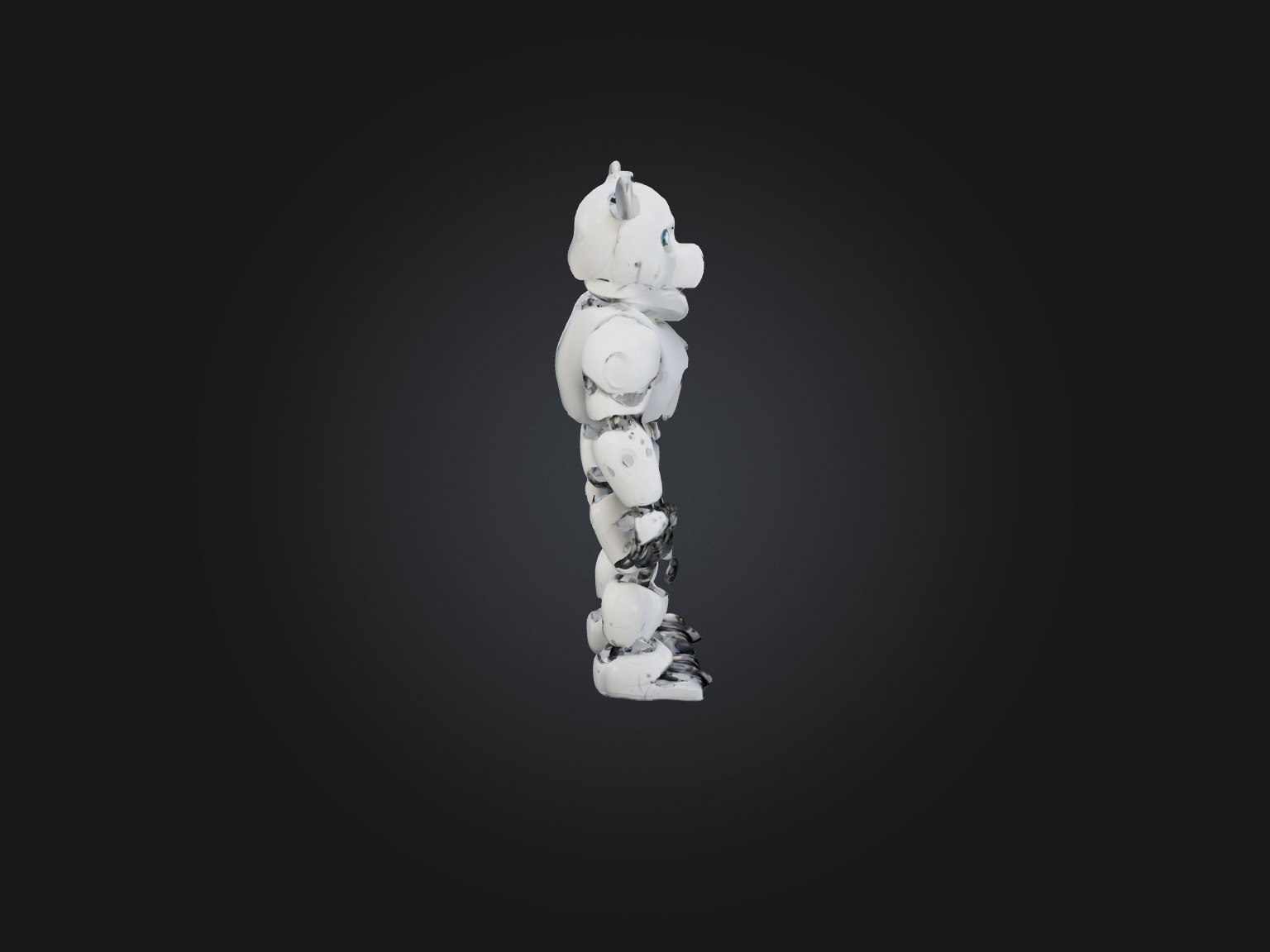 RoboBear Model Low-poly 3D model_7