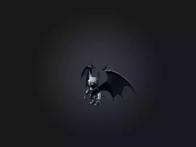 RoboBat Model Low-poly 3D model