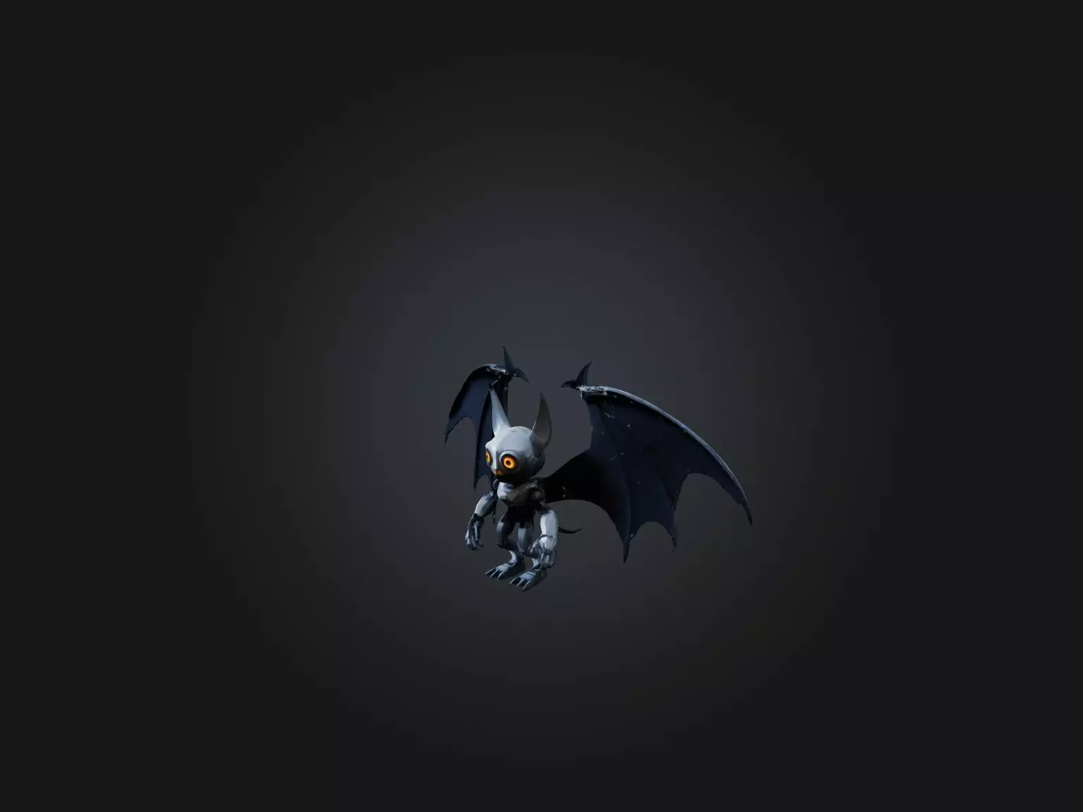 RoboBat Model Low-poly 3D model_0