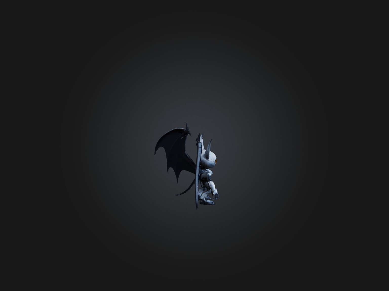 RoboBat Model Low-poly 3D model_9