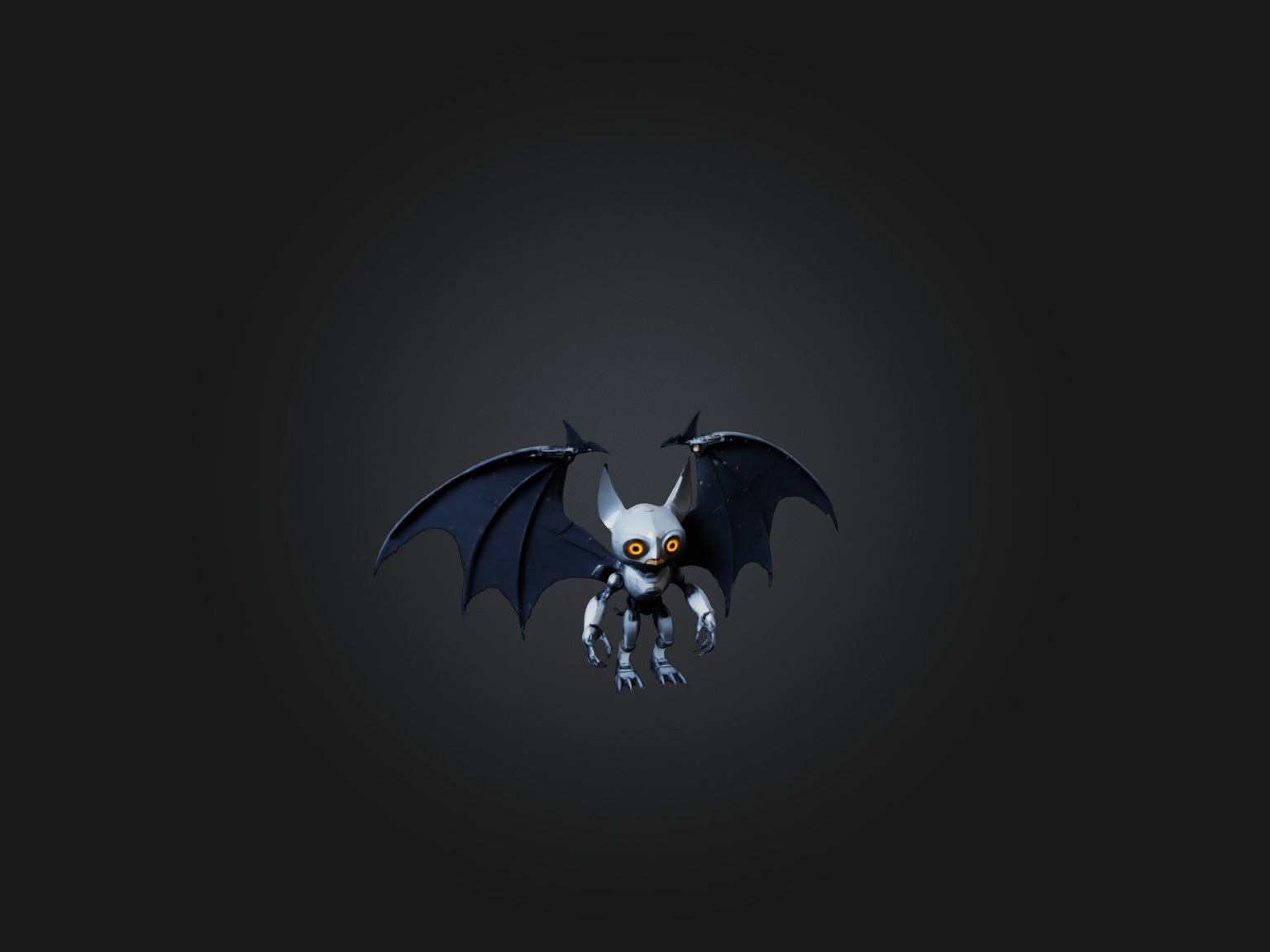RoboBat Model Low-poly 3D model_4