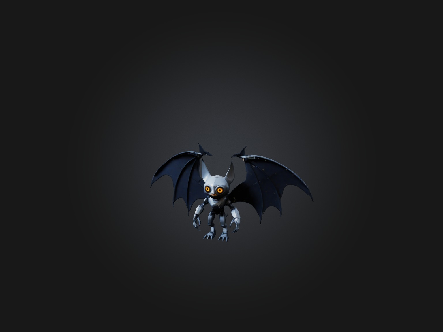 RoboBat Model Low-poly 3D model_2