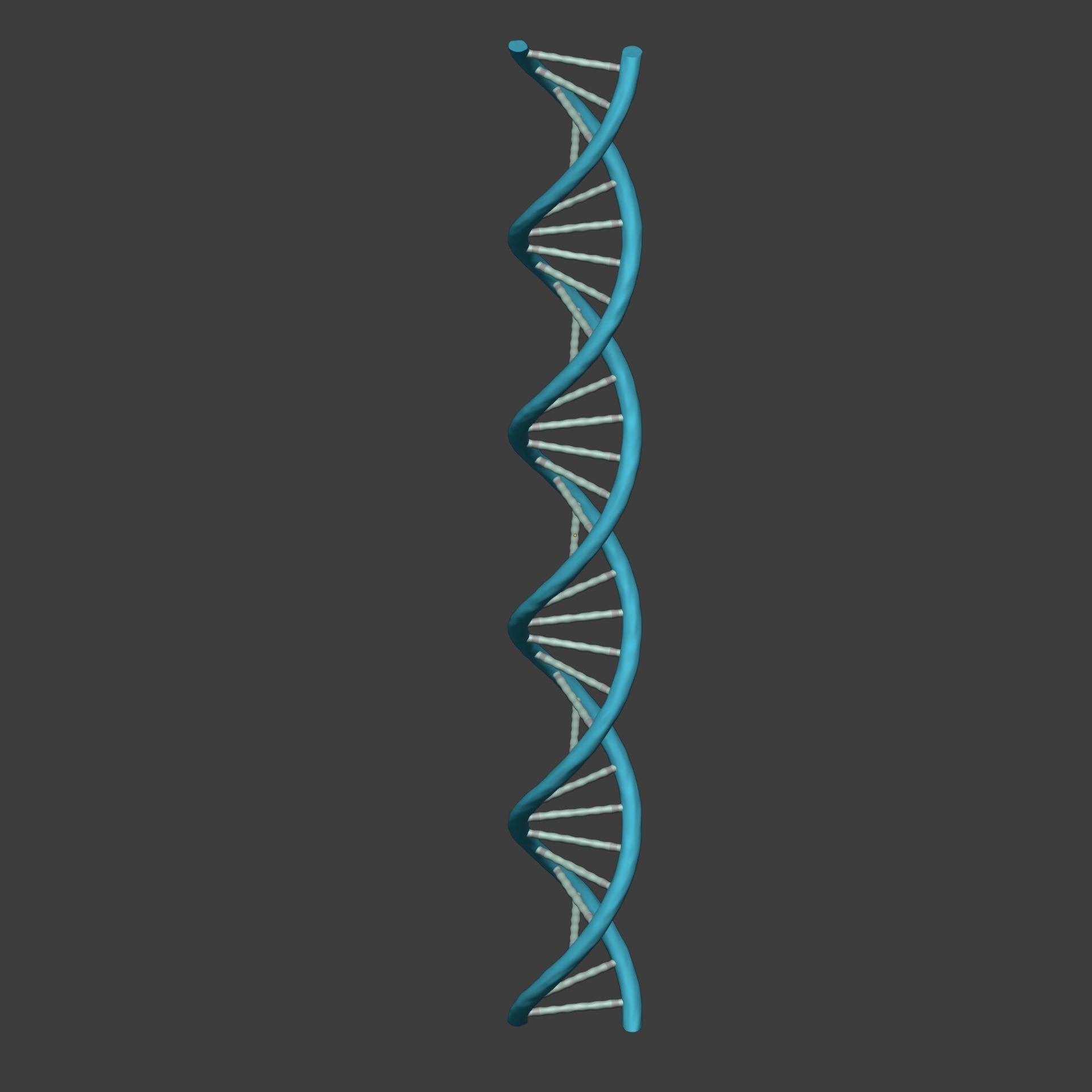 DNA Strand  -- Molecule -- Helix -- Sequencing  RNA Genetics Low-poly 3D model_5