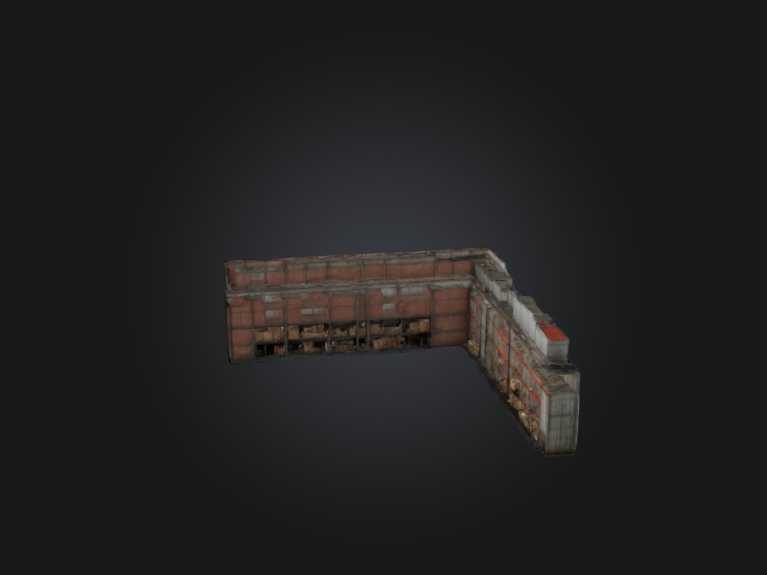 Realistic Warehouse Model Low-poly 3D model_8