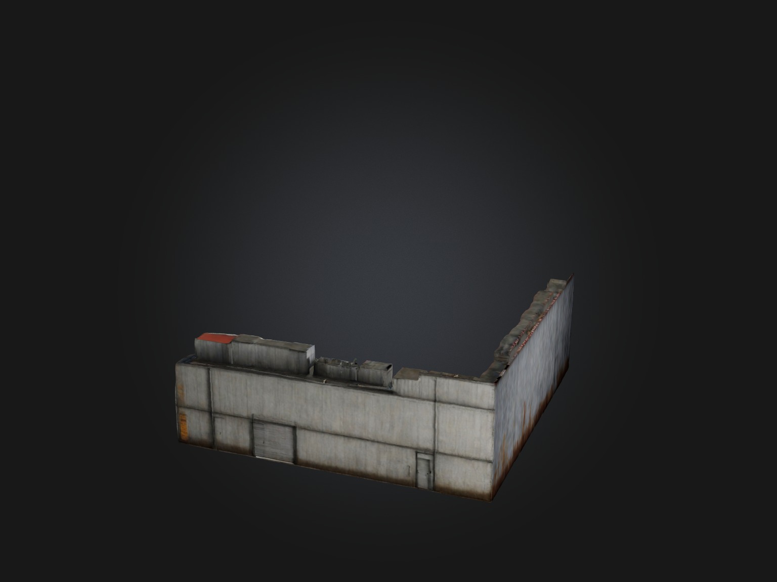Realistic Warehouse Model Low-poly 3D model_4