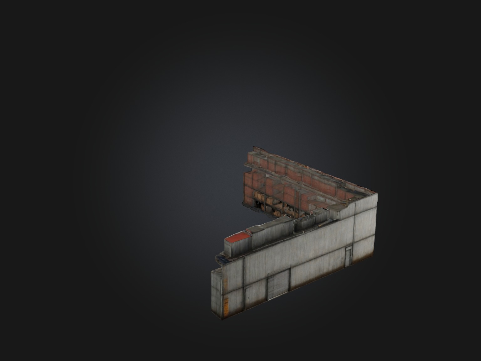 Realistic Warehouse Model Low-poly 3D model_6
