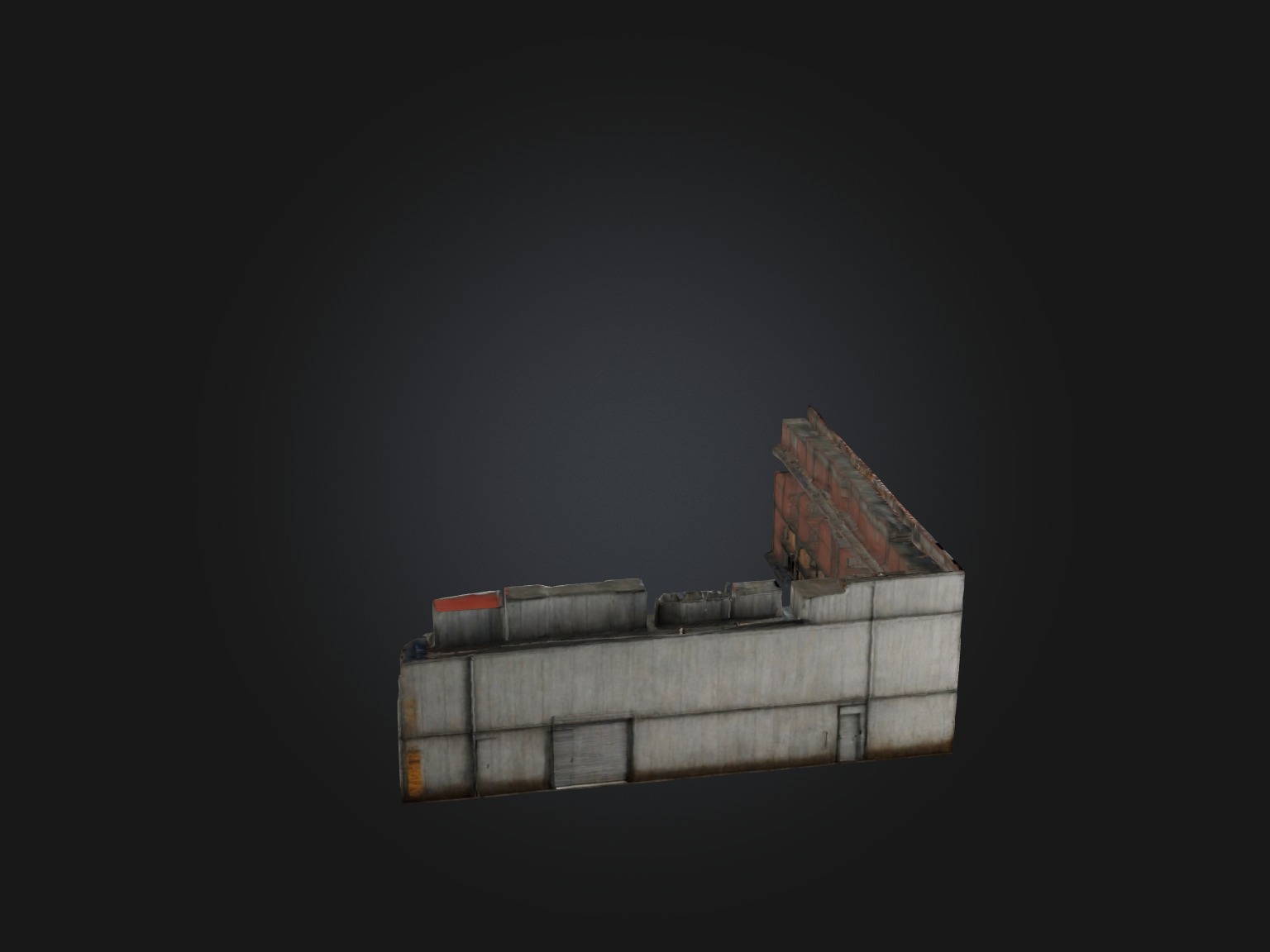 Realistic Warehouse Model Low-poly 3D model_5