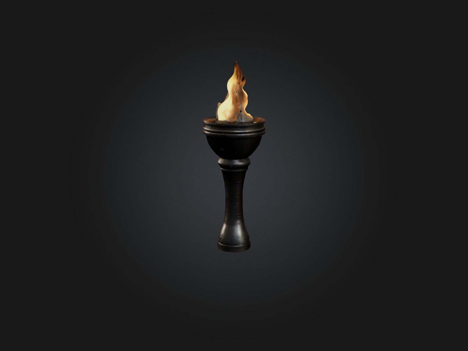 Realistic Torch Model Low-poly 3D model_8