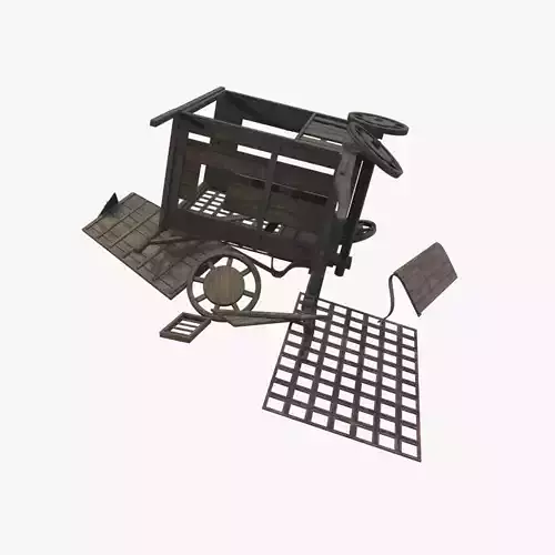 Medieval Carriage V08