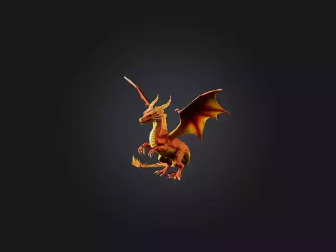 Realistic Sun Dragon Model