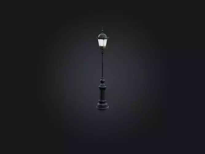 Realistic Street Lamp Model