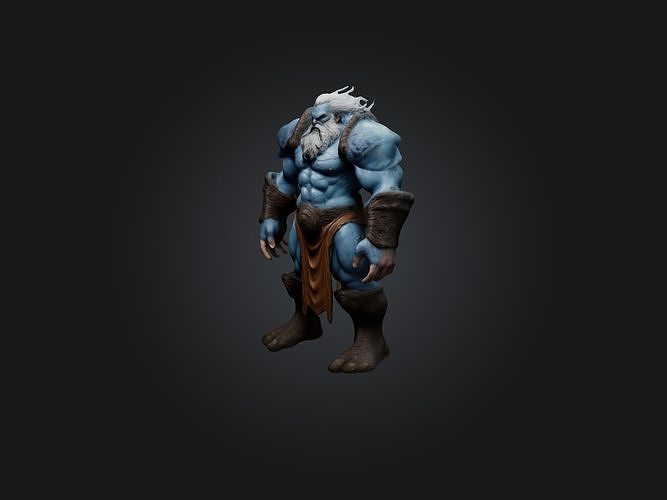 Realistic Storm Giant Model Low-poly 3D model