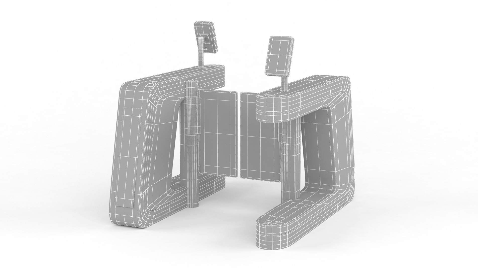 Turnstile Gate 3D model_5