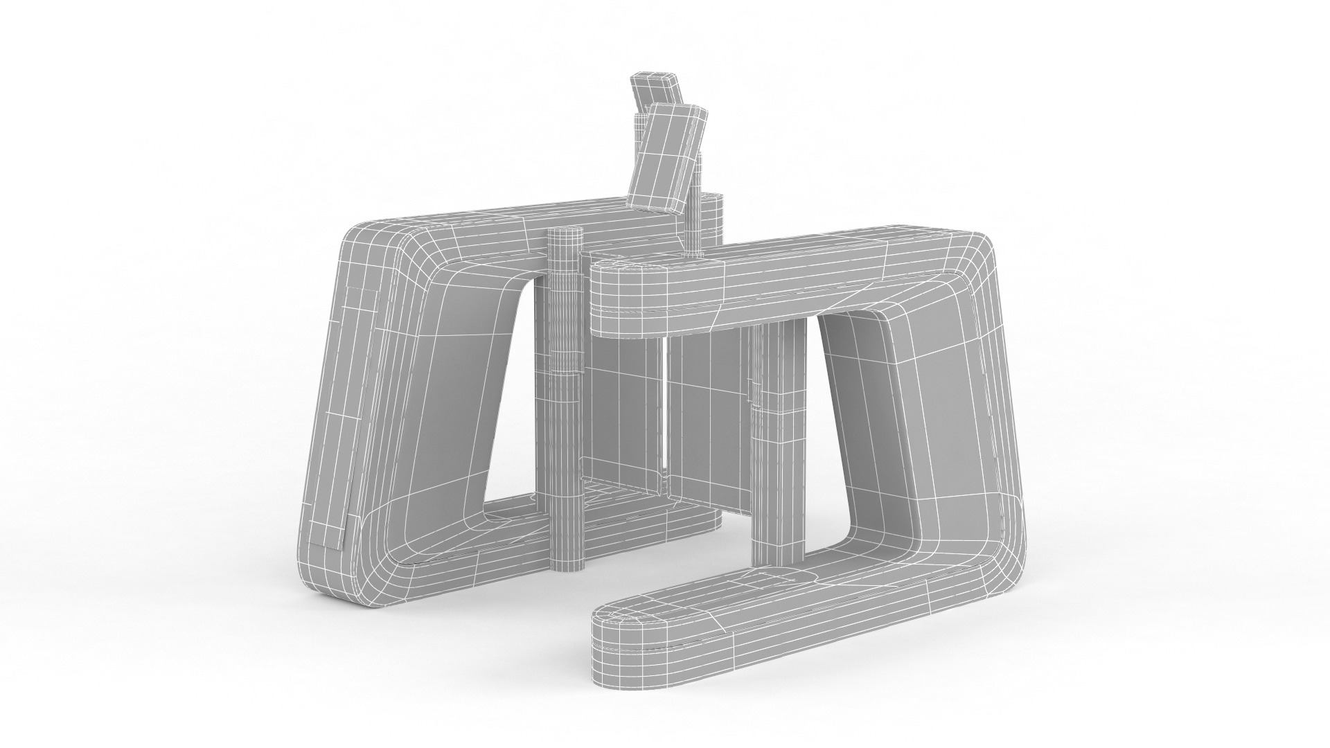 Turnstile Gate 3D model_9