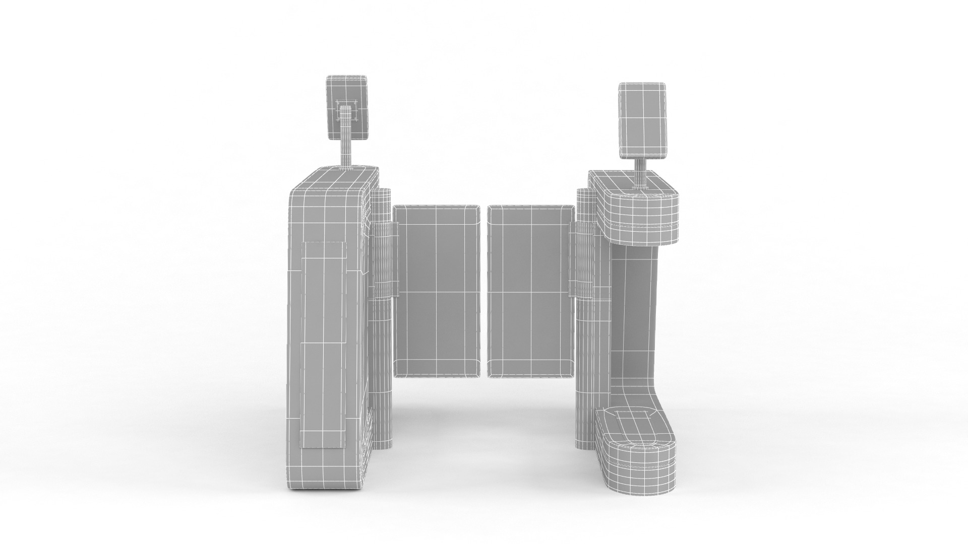 Turnstile Gate 3D model_7