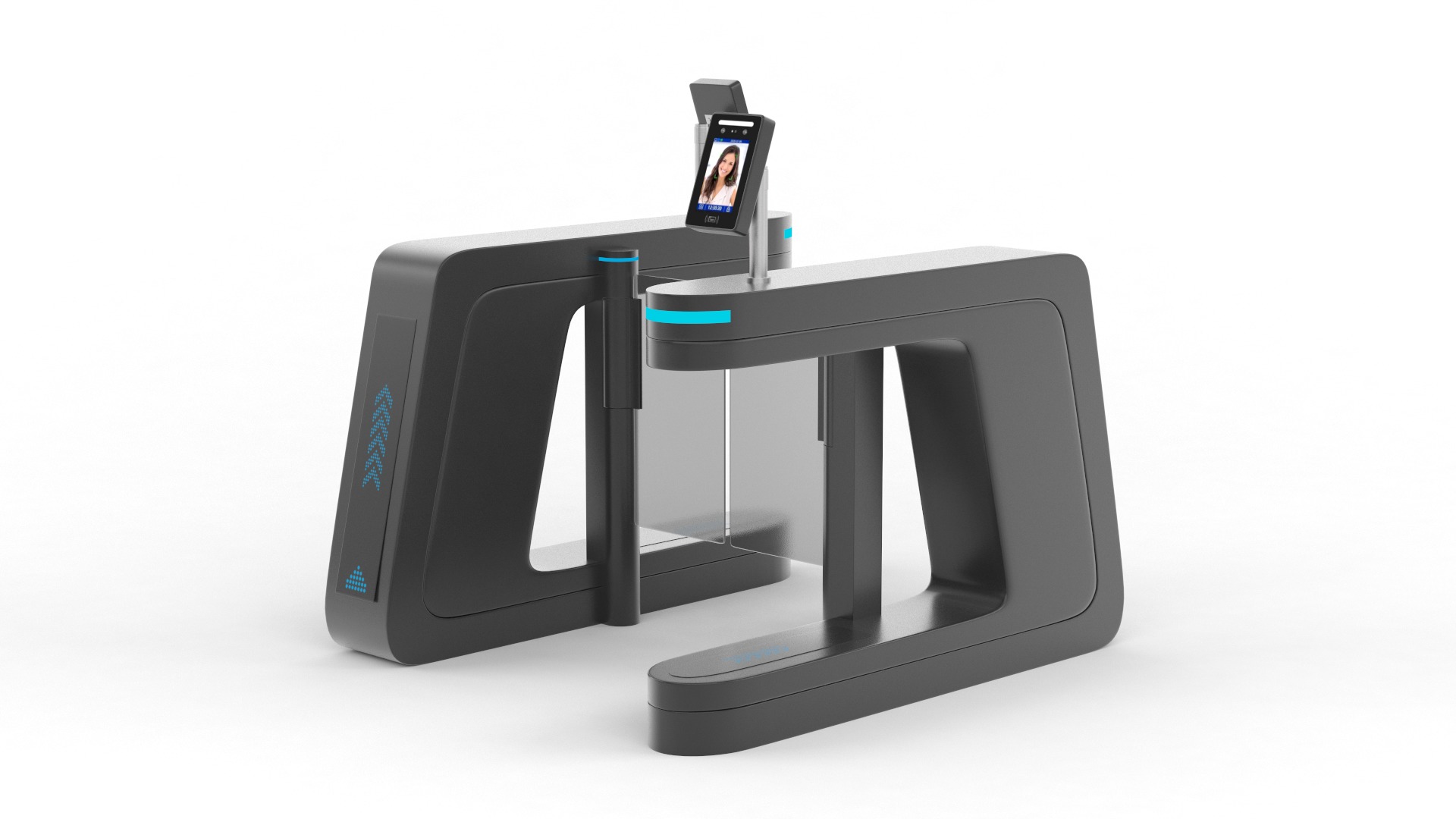 Turnstile Gate 3D model_4