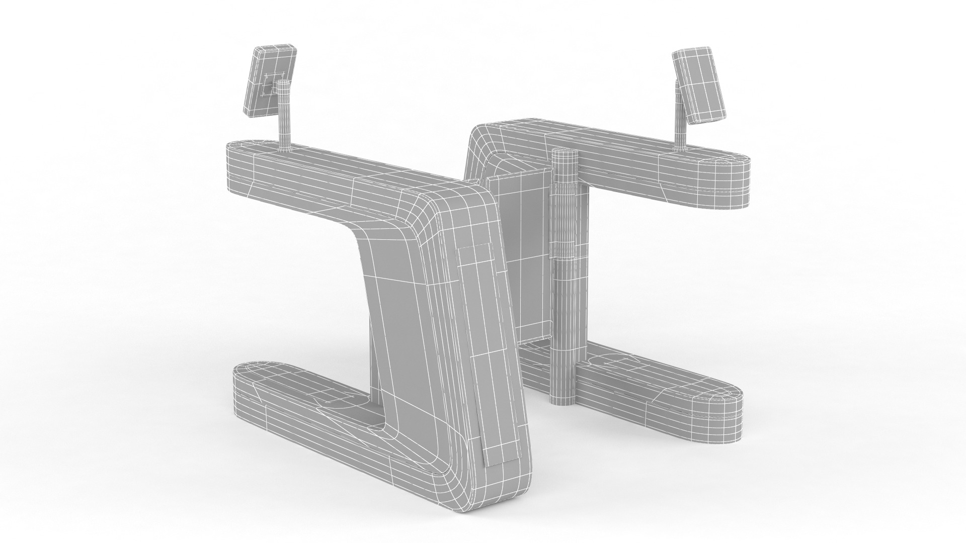 Turnstile Gate 3D model_8