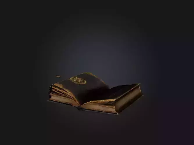Realistic Spell Book Model