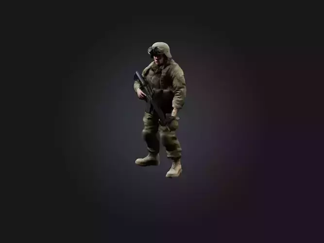 Realistic Soldier Model