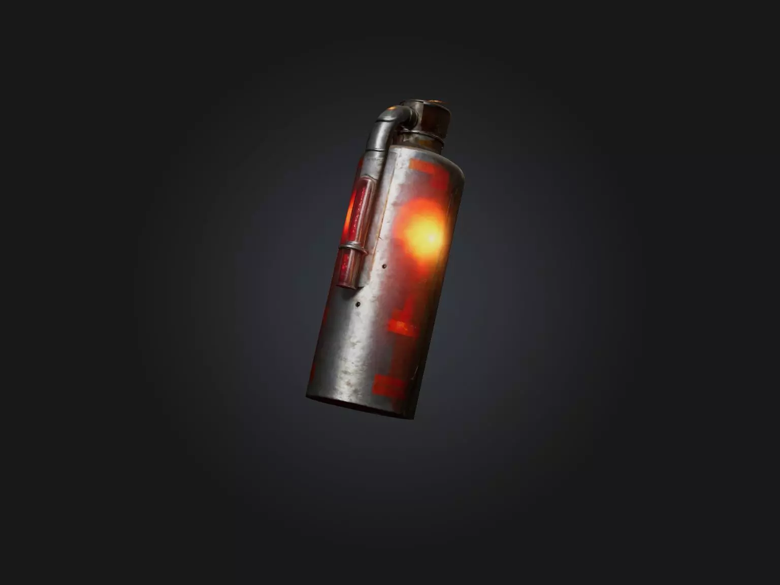 Realistic Signal Flare Model Low-poly 3D model_0