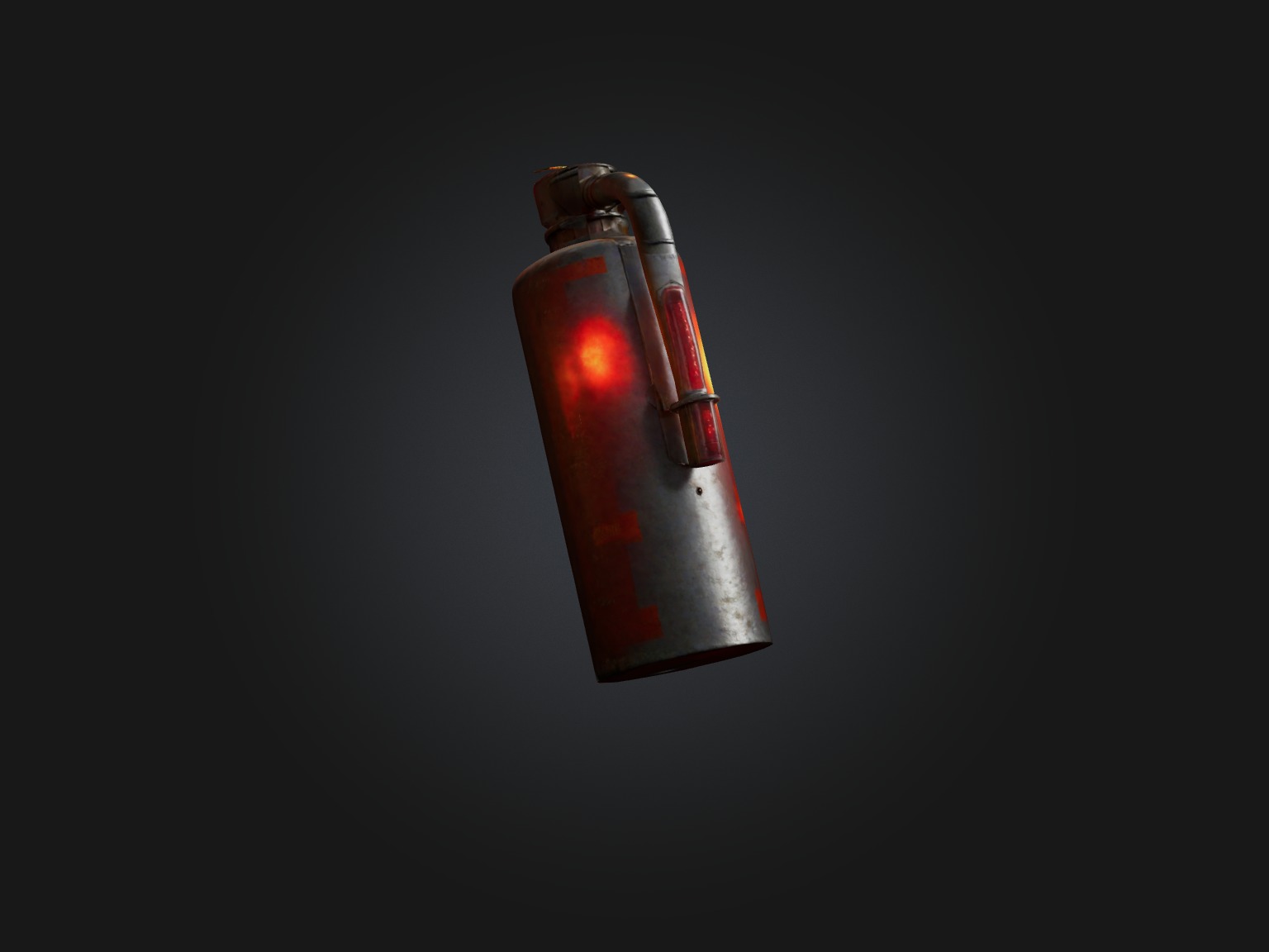 Realistic Signal Flare Model Low-poly 3D model_4