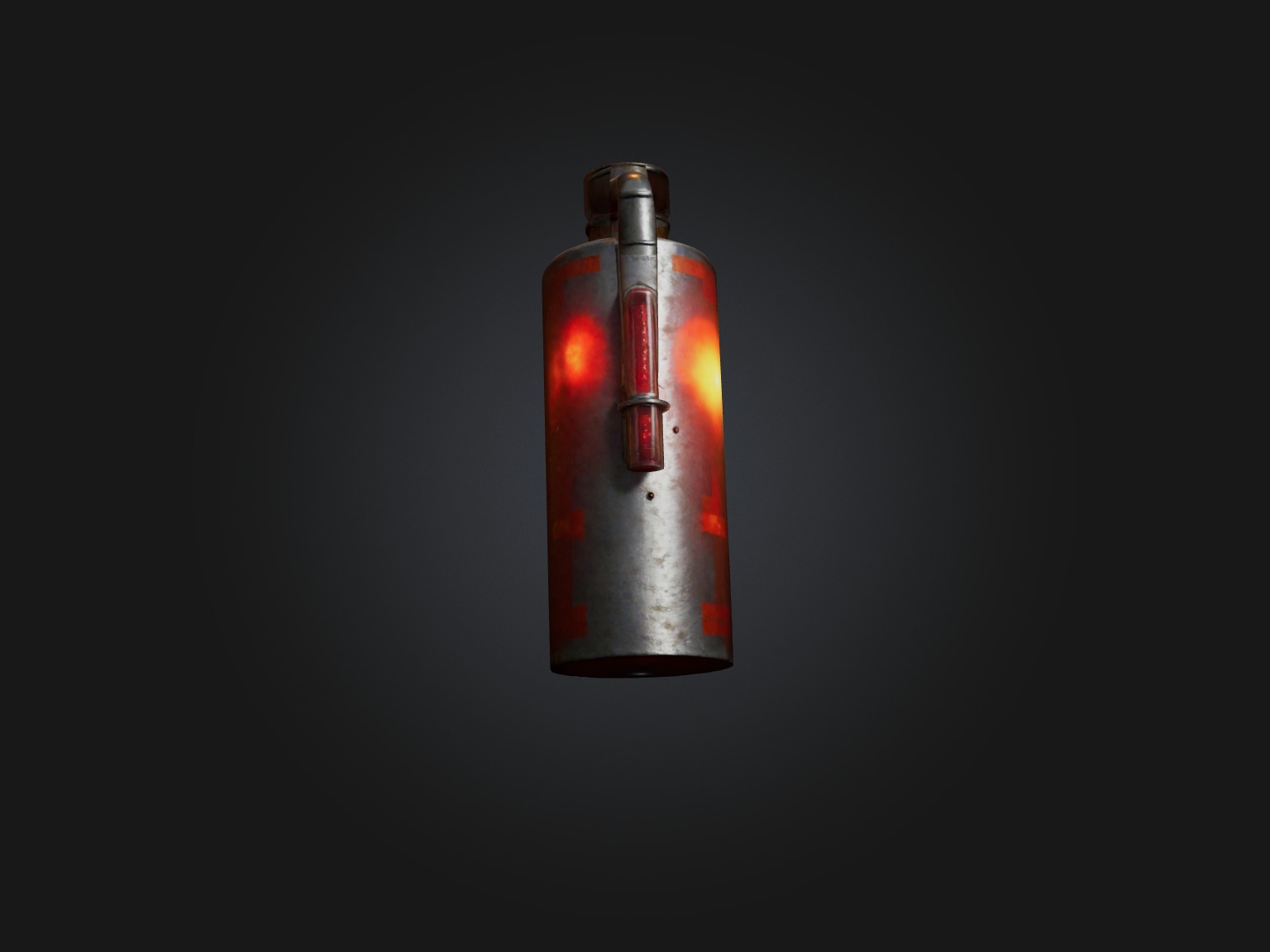 Realistic Signal Flare Model Low-poly 3D model_3