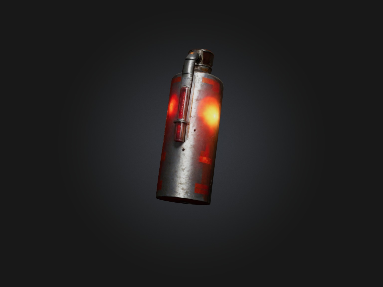 Realistic Signal Flare Model Low-poly 3D model_1