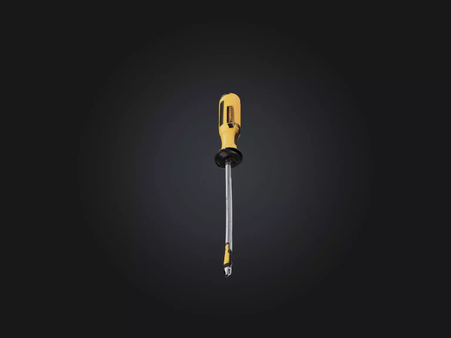 Realistic Screwdriver Model Low-poly 3D model_0