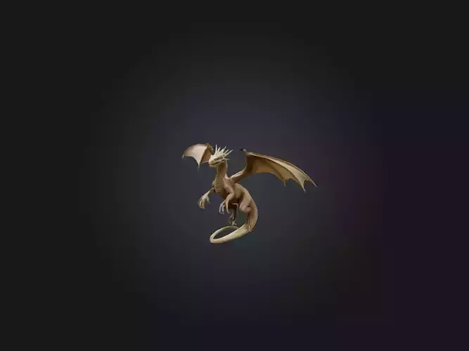 Realistic Sand Dragon Model