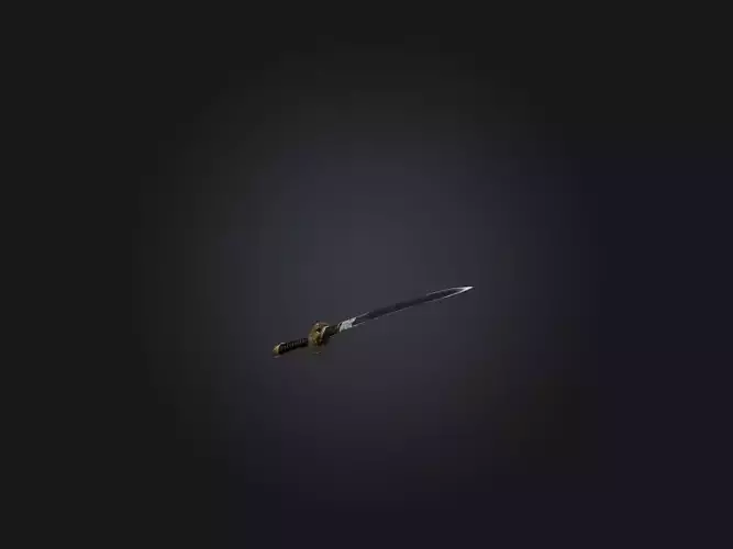 Realistic Samurai Sword Model