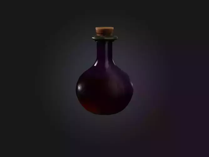 Realistic Potion Bottle Model