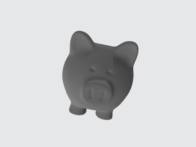 PiggyBank 3D print model_1