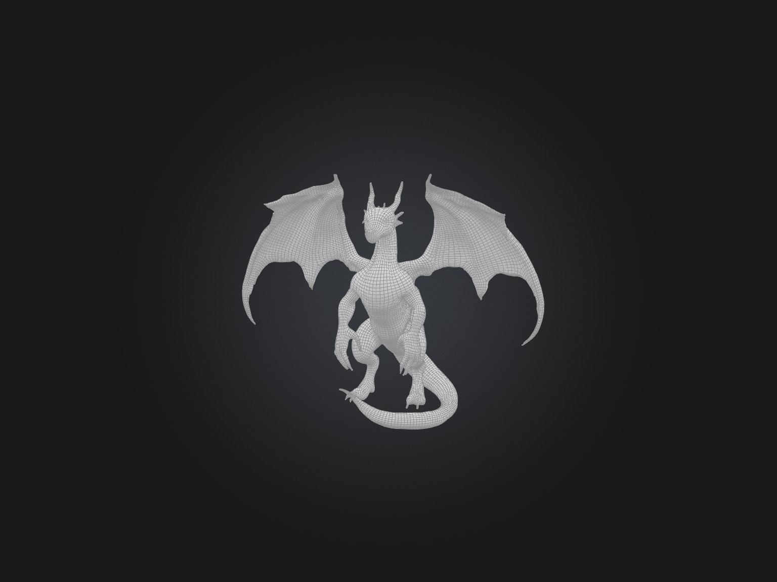 Realistic Poison Dragon Model Low-poly 3D model_3