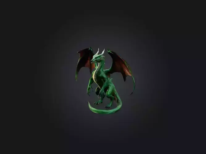 Realistic Poison Dragon Model