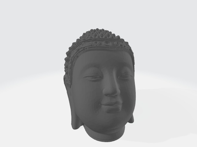 bouddha 3D print model_1