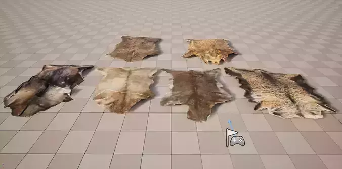 animal pelts unreal engine 5 updated with true displacement