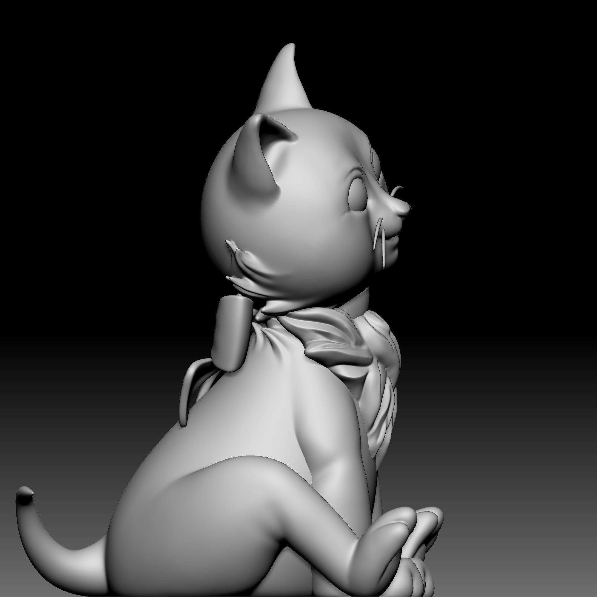 Dinah - Alice in Wonderland - 010 3D print model_8