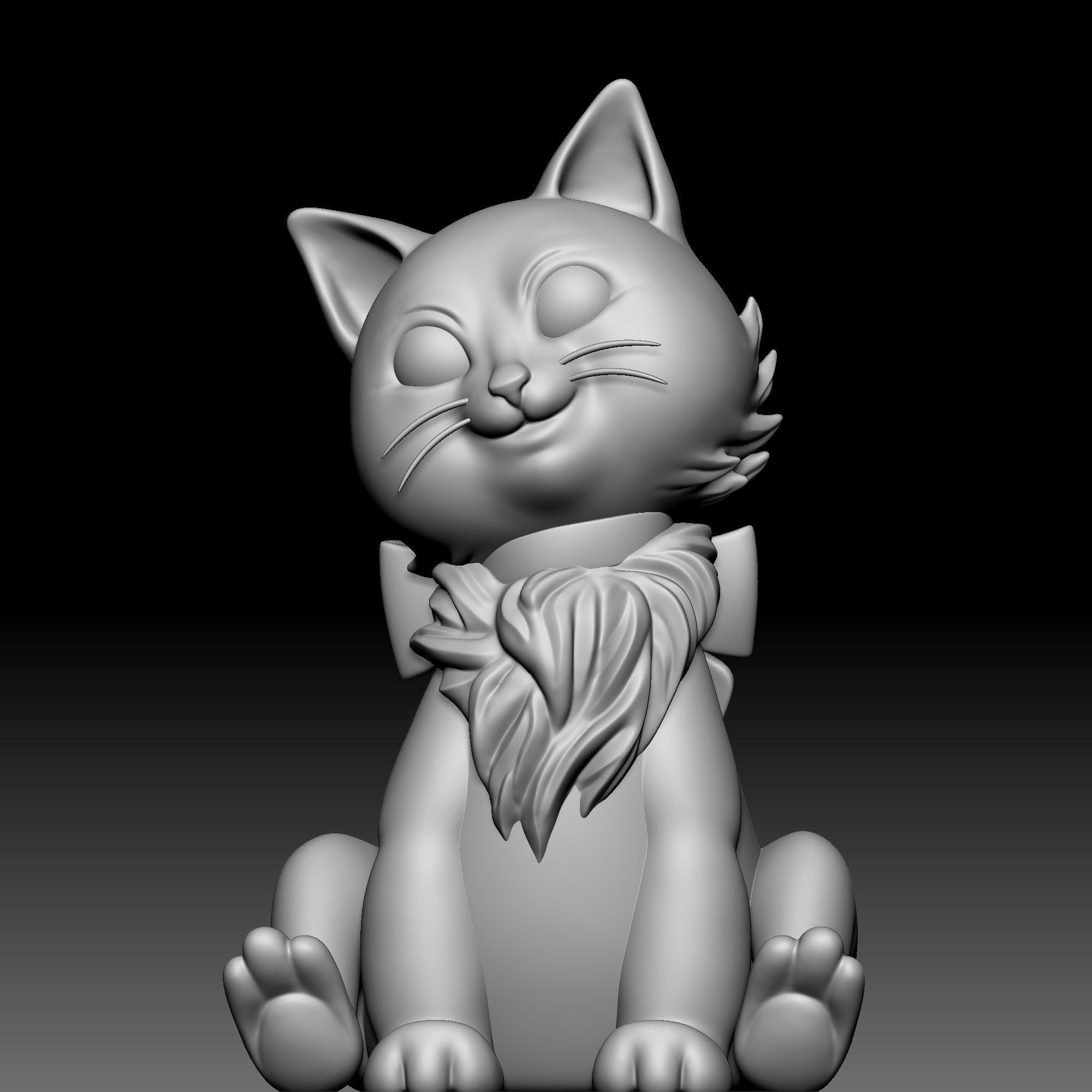 Dinah - Alice in Wonderland - 010 3D print model_2