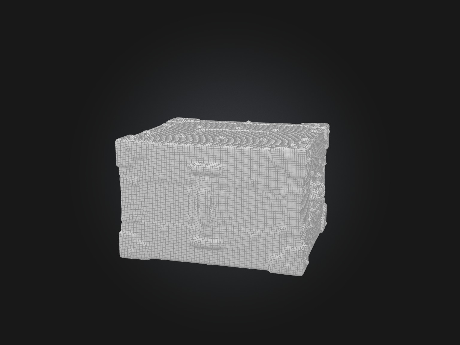 Realistic Lockbox Model Low-poly 3D model_2
