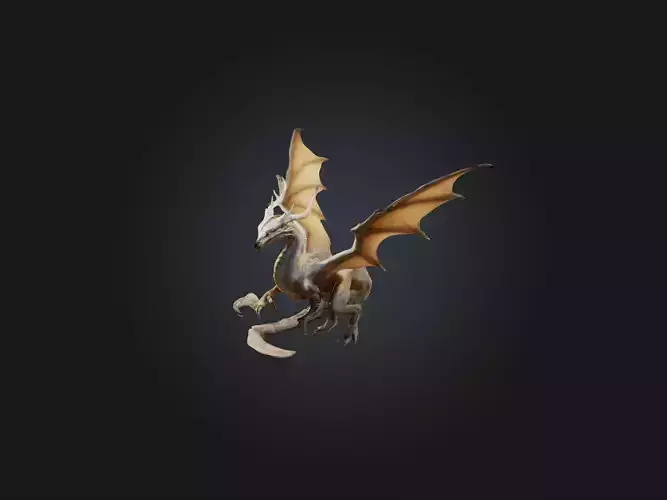 Realistic Light Dragon Model