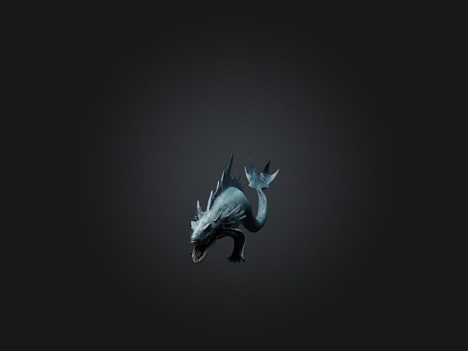 Realistic Leviathan Model Low-poly 3D model