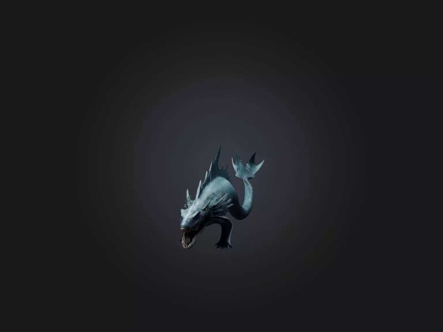 Realistic Leviathan Model Low-poly 3D model_0